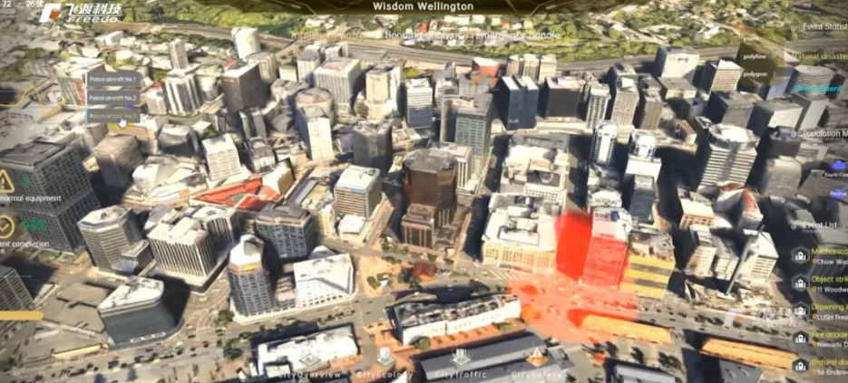 飞渡科技数字孪生平台领航智慧消防g